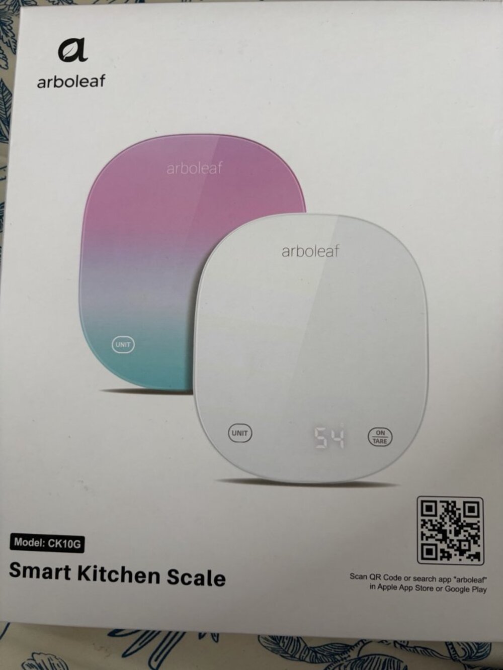 Smart Kitchen Scale Digital Food Scale Bluetooth Calorie Counter Meal Prep